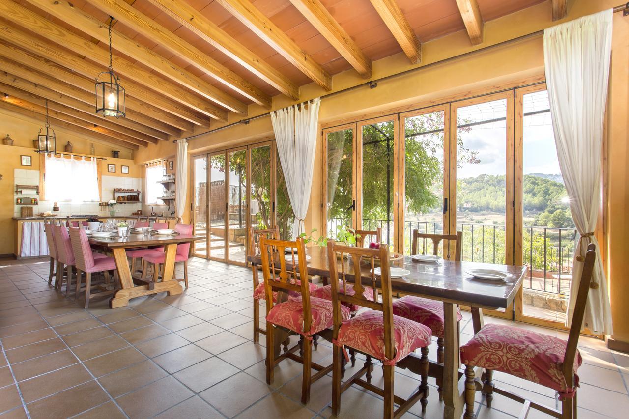 Es Castellet De Bunola Villa Bunyola Eksteriør billede